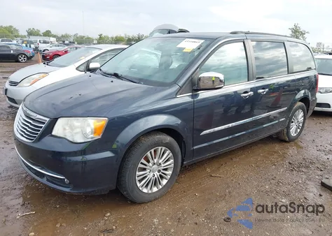 2013 Chrysler Town & Country Touring-L z USA, uszkodzony, nr VIN 2C4RC1CG8DR684708